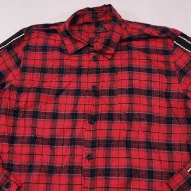 American Stitch American Stitch Tartan Flannel Bu… - image 1