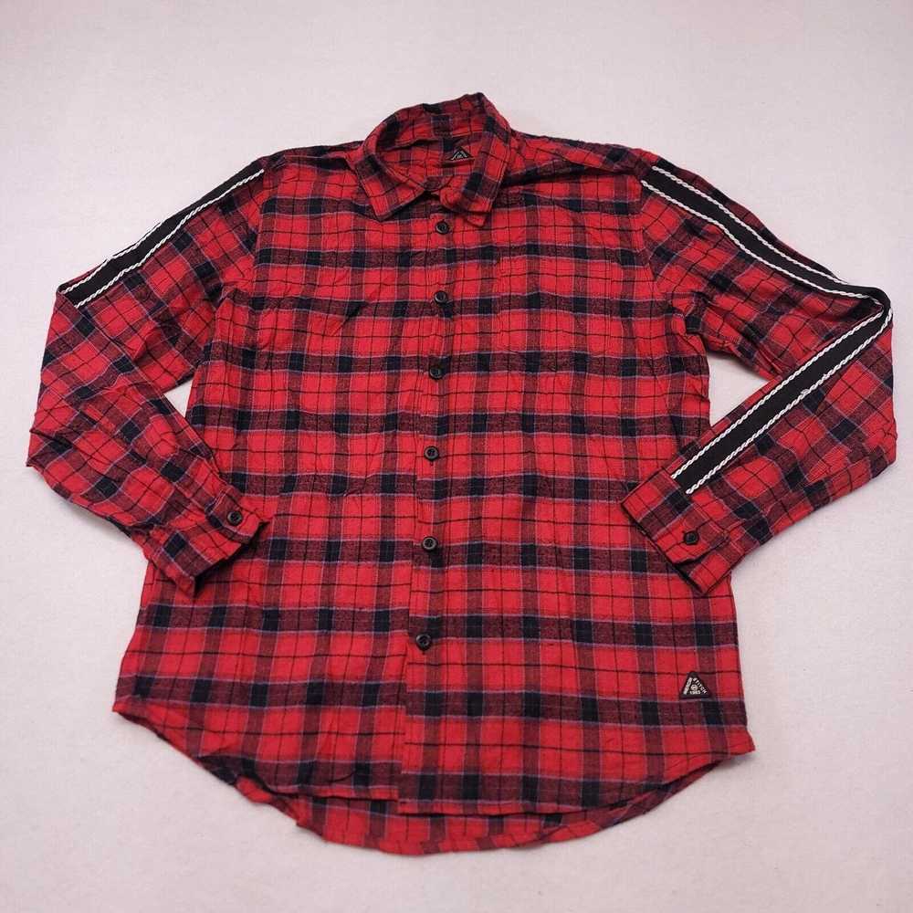 American Stitch American Stitch Tartan Flannel Bu… - image 2