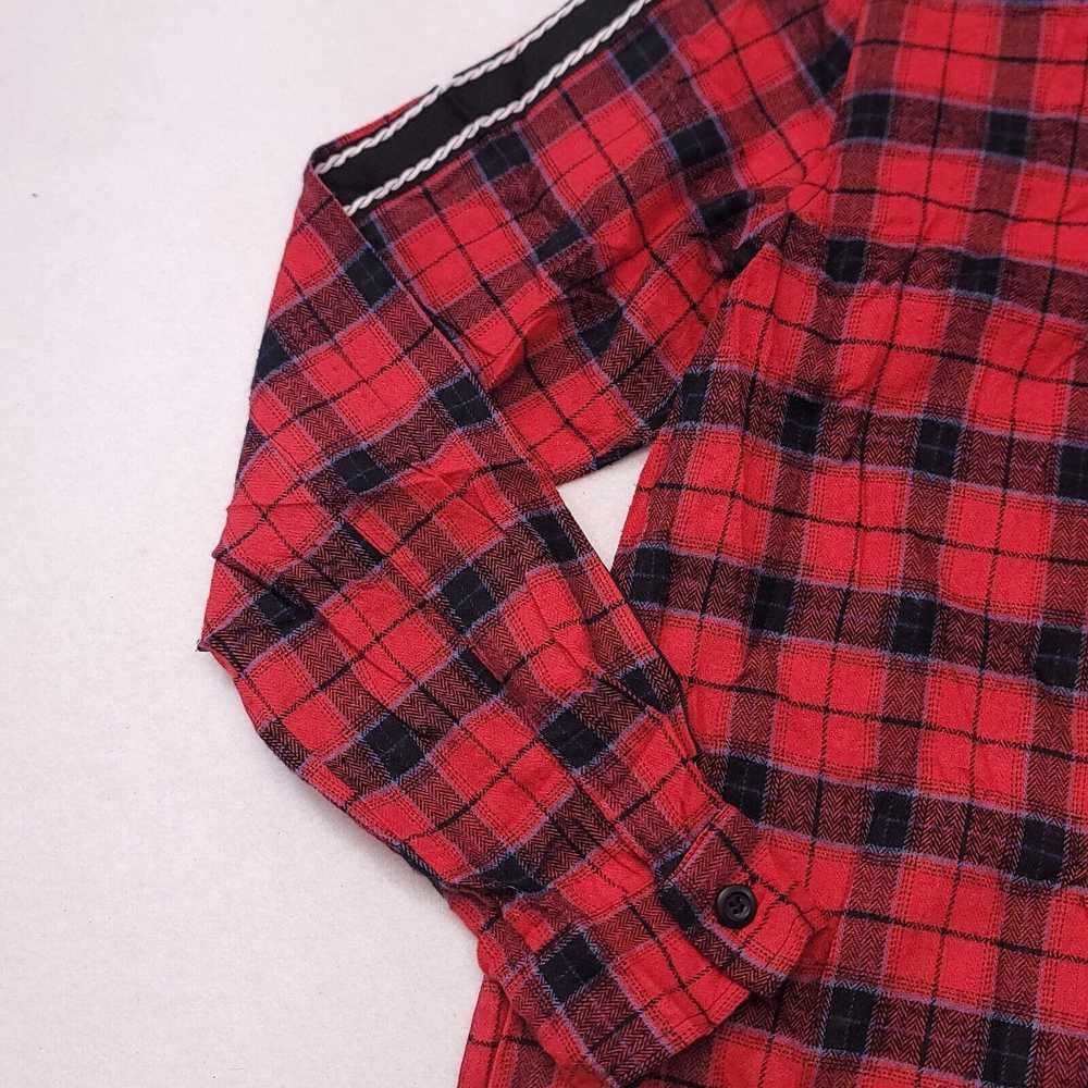 American Stitch American Stitch Tartan Flannel Bu… - image 5