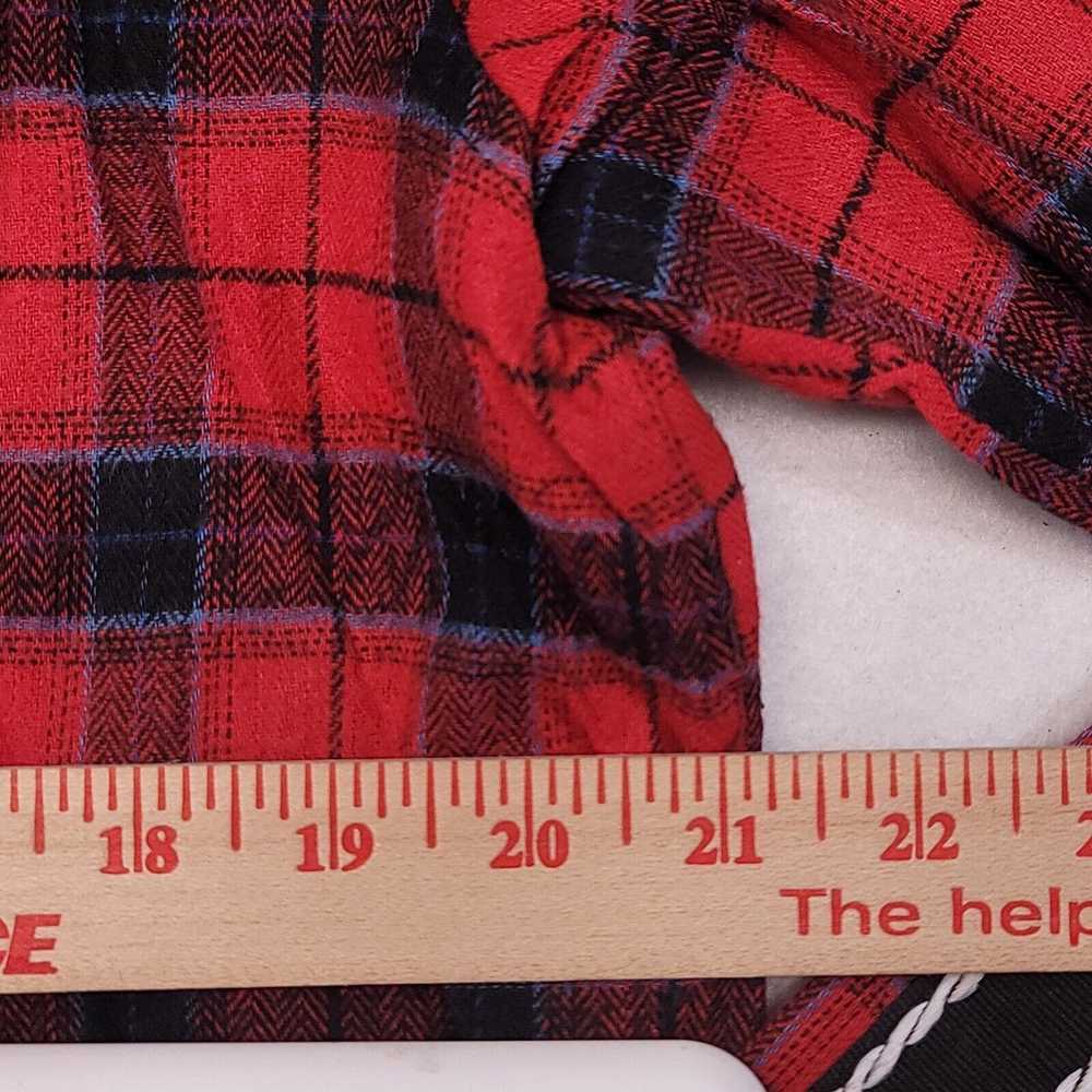 American Stitch American Stitch Tartan Flannel Bu… - image 9