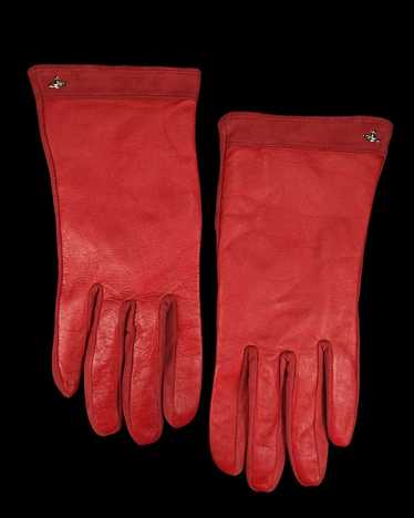 Vivienne Westwood Leather Racing Gloves - image 1