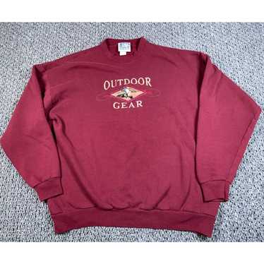 Vintage VTG Outdoor Gear Embroidered Sweatshirt A… - image 1