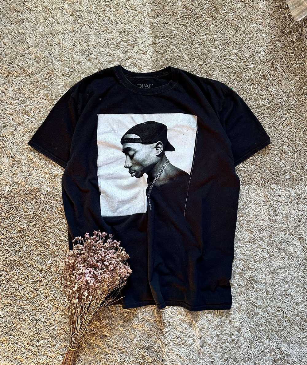 Band Tees × Rap Tees × Streetwear 2Pac Tee Faded … - image 1