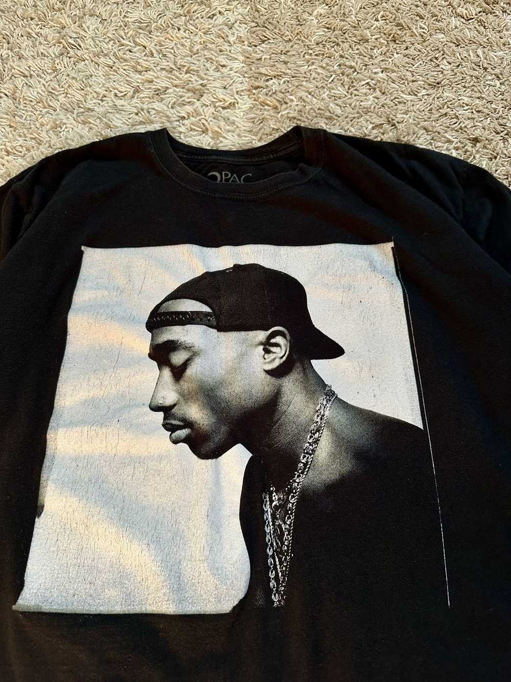 Band Tees × Rap Tees × Streetwear 2Pac Tee Faded … - image 3