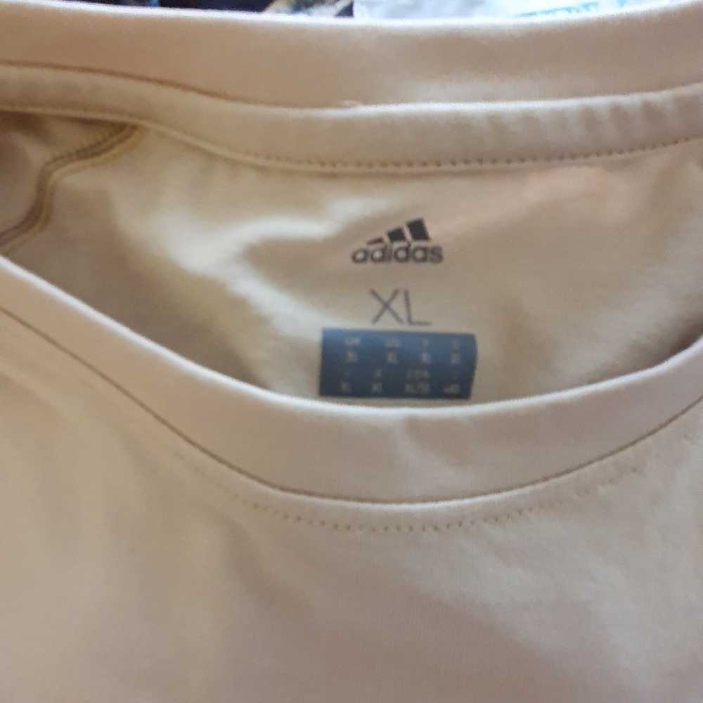 Georgia Tech football tshirt Adidas Xl beige w/ b… - image 4