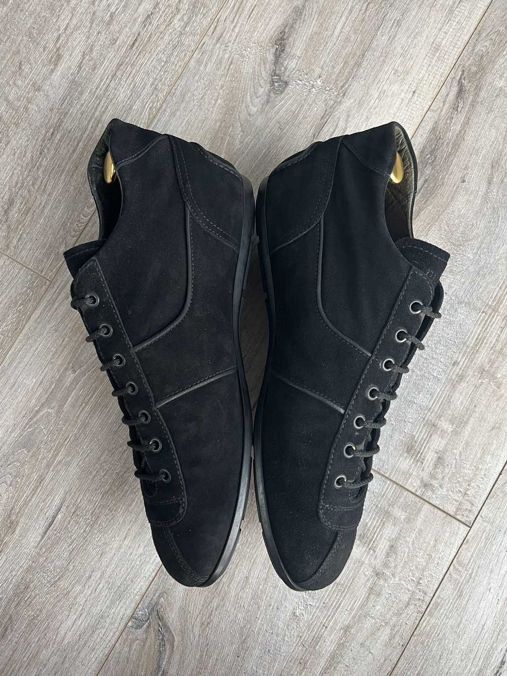 Prada PRADA Sneakers Hi Top Black Leather Suede L… - image 10
