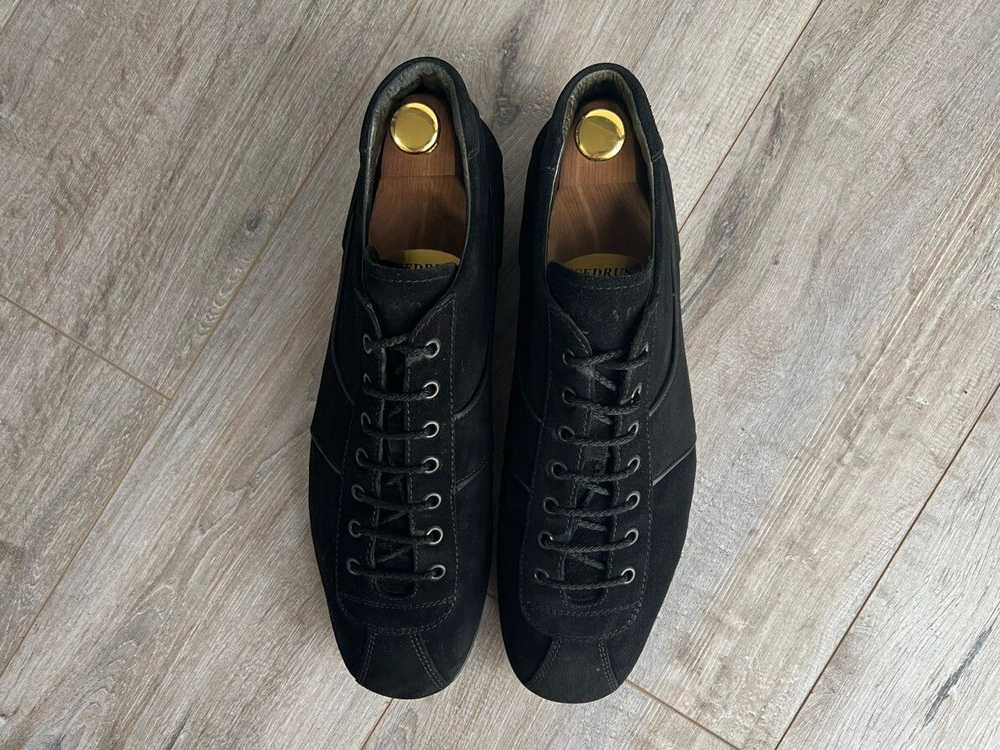 Prada PRADA Sneakers Hi Top Black Leather Suede L… - image 12