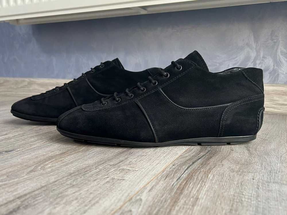 Prada PRADA Sneakers Hi Top Black Leather Suede L… - image 6