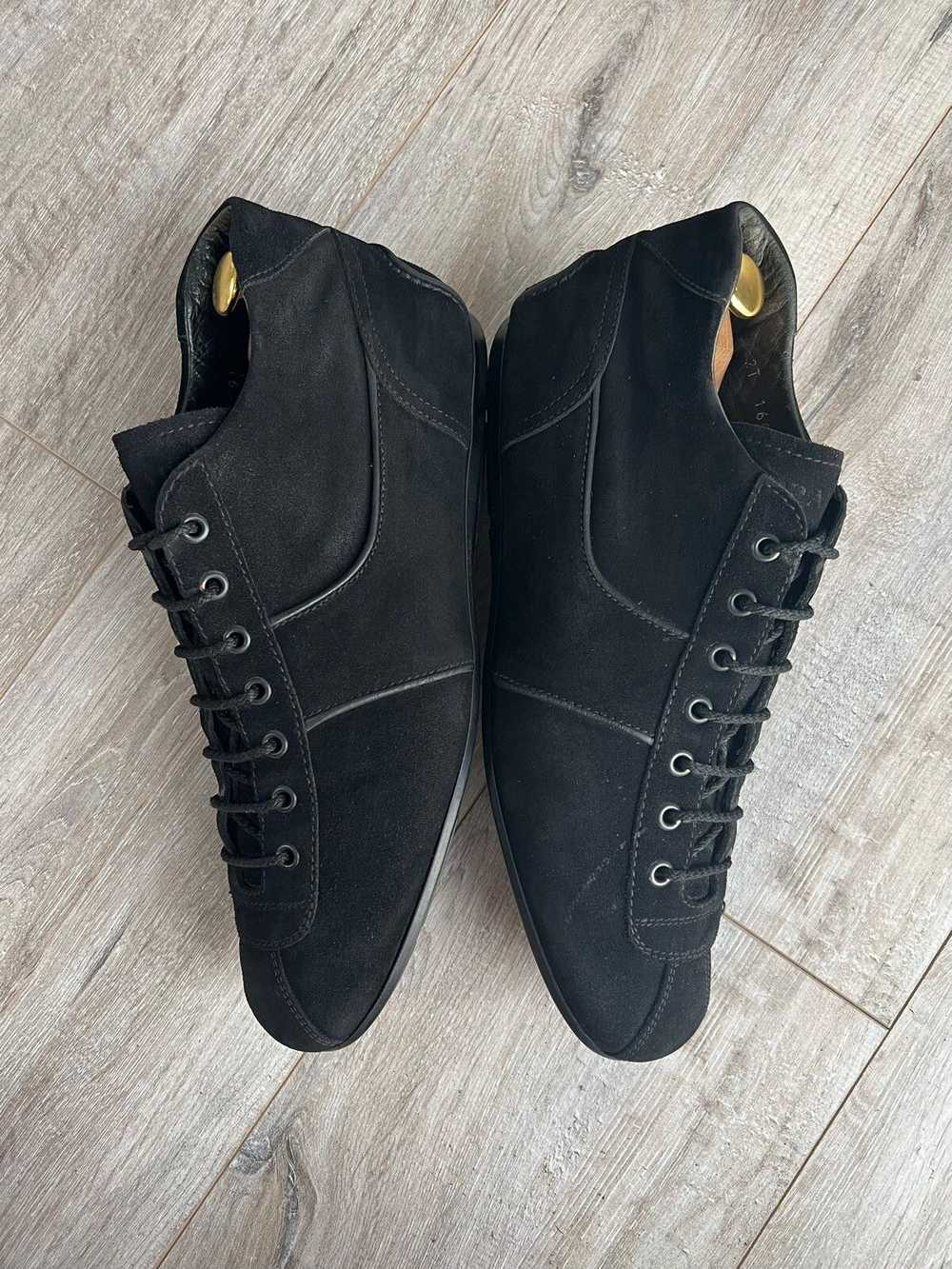Prada PRADA Sneakers Hi Top Black Leather Suede L… - image 8