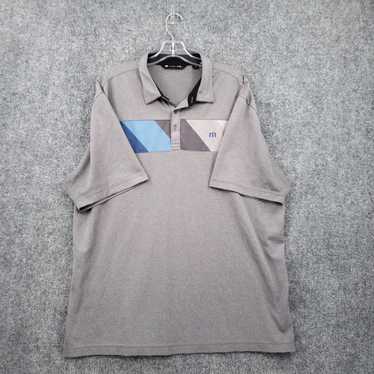 Vintage Travis Mathew Polo Shirt Mens XL Gray Col… - image 1