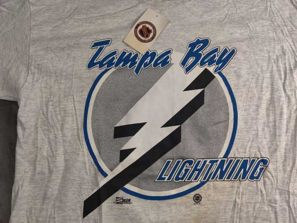 Salem Sportswear Vintage Tampa Bay Lightning Shir… - image 2