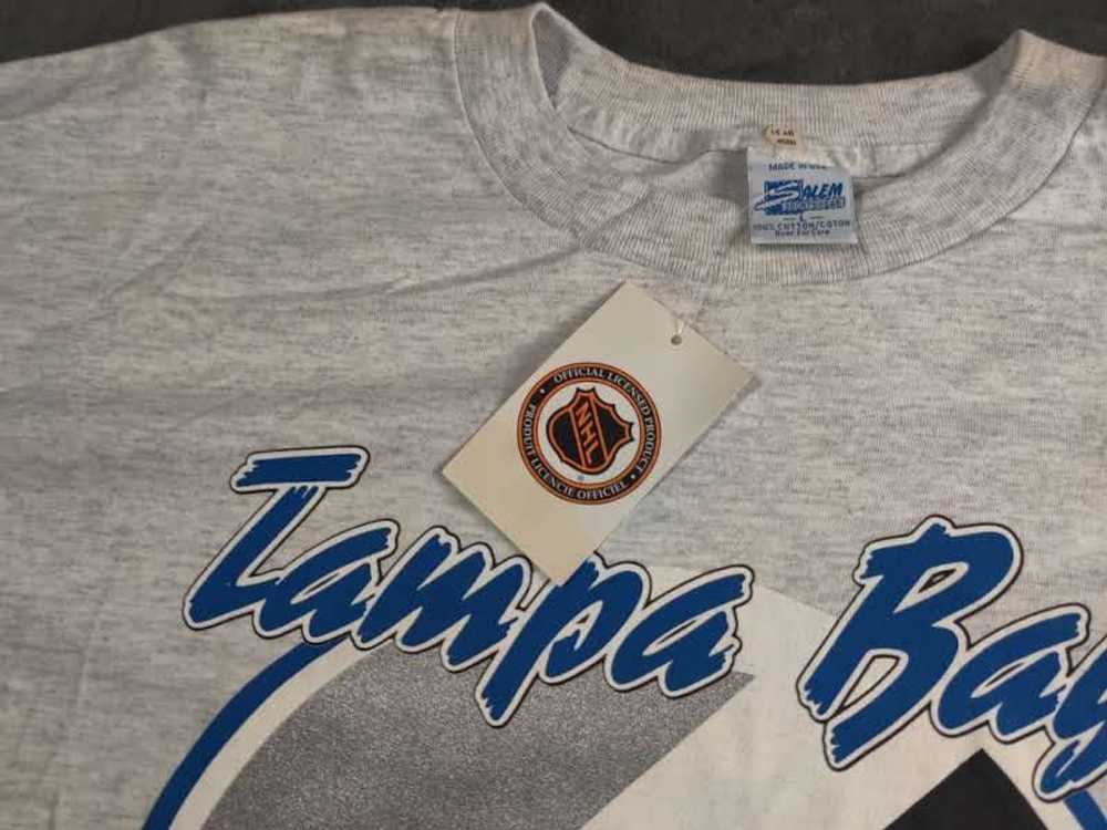 Salem Sportswear Vintage Tampa Bay Lightning Shir… - image 5