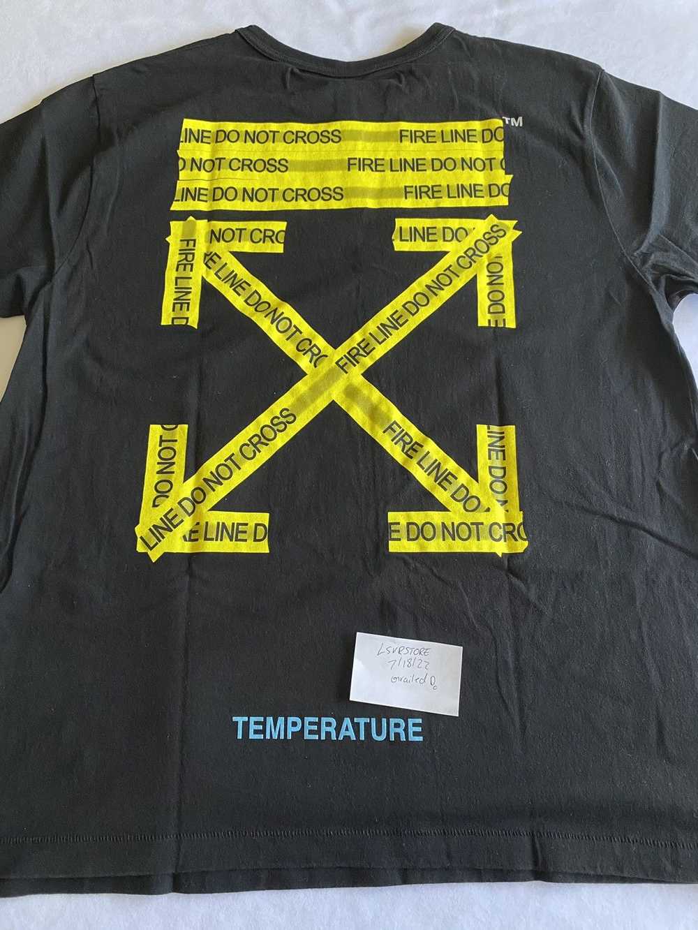 Off-White Fire Tape Tee - image 1