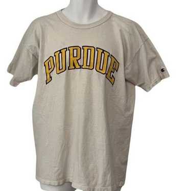 Vintage Y2K Champion Distressed Purdue University… - image 1