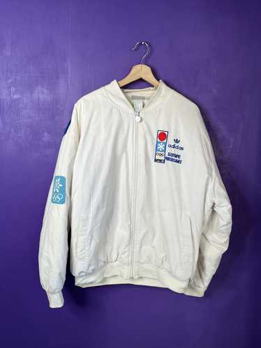 Vintage 80s Adidas Olympics USA Jacket Size L Seoul S… - Gem