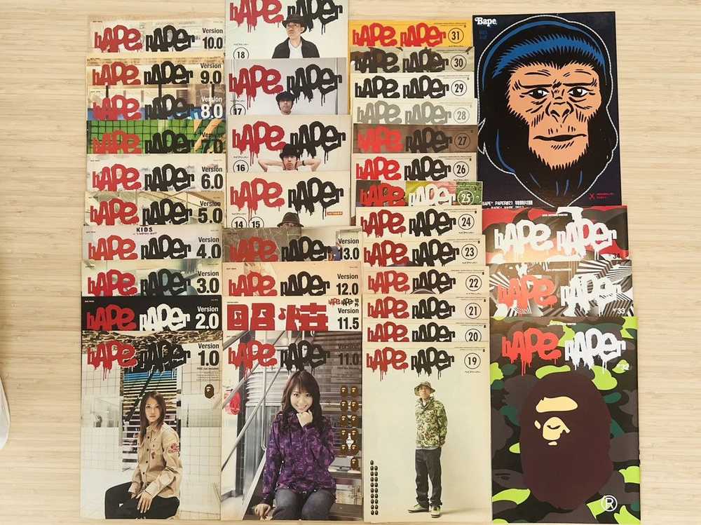 Bape 🇯🇵 RARE OG BAPE PAPER SET COMPLETE 1-34 Po… - image 1