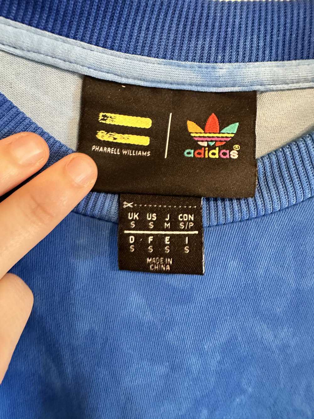 Adidas Blue Human race shirt - image 2