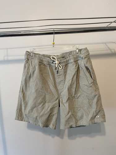 Vintage Quiksilver Beige Thick Corduroy Shorts Size cheapest 32 Men