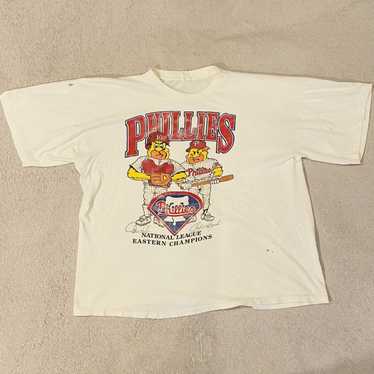 MLB Vintage 90s MLB Philadelphia Phillies Flintst… - image 1