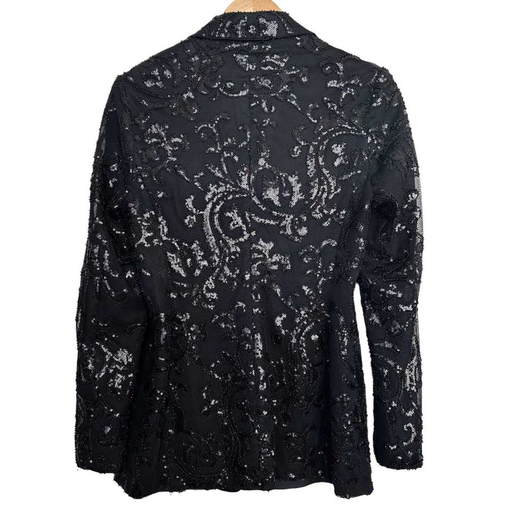 Alexis ALEXIS Firdas Black Sequin Embroidered Tul… - image 6