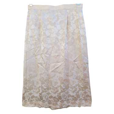 Vintage Vintage Silk Studio Beige Floral Damask Mi