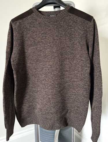 A.P.C. Heather Brown Sweater