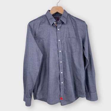 UNTUCKit UNTUCKit Blue 100% Cotton Button Front Sh