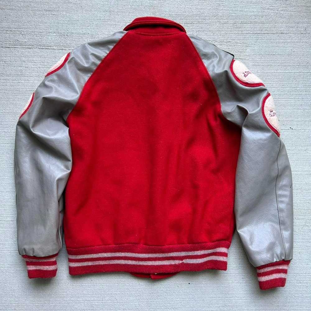 Varsity Jacket × Vintage VINTAGE 1970s WOOL AND L… - image 2