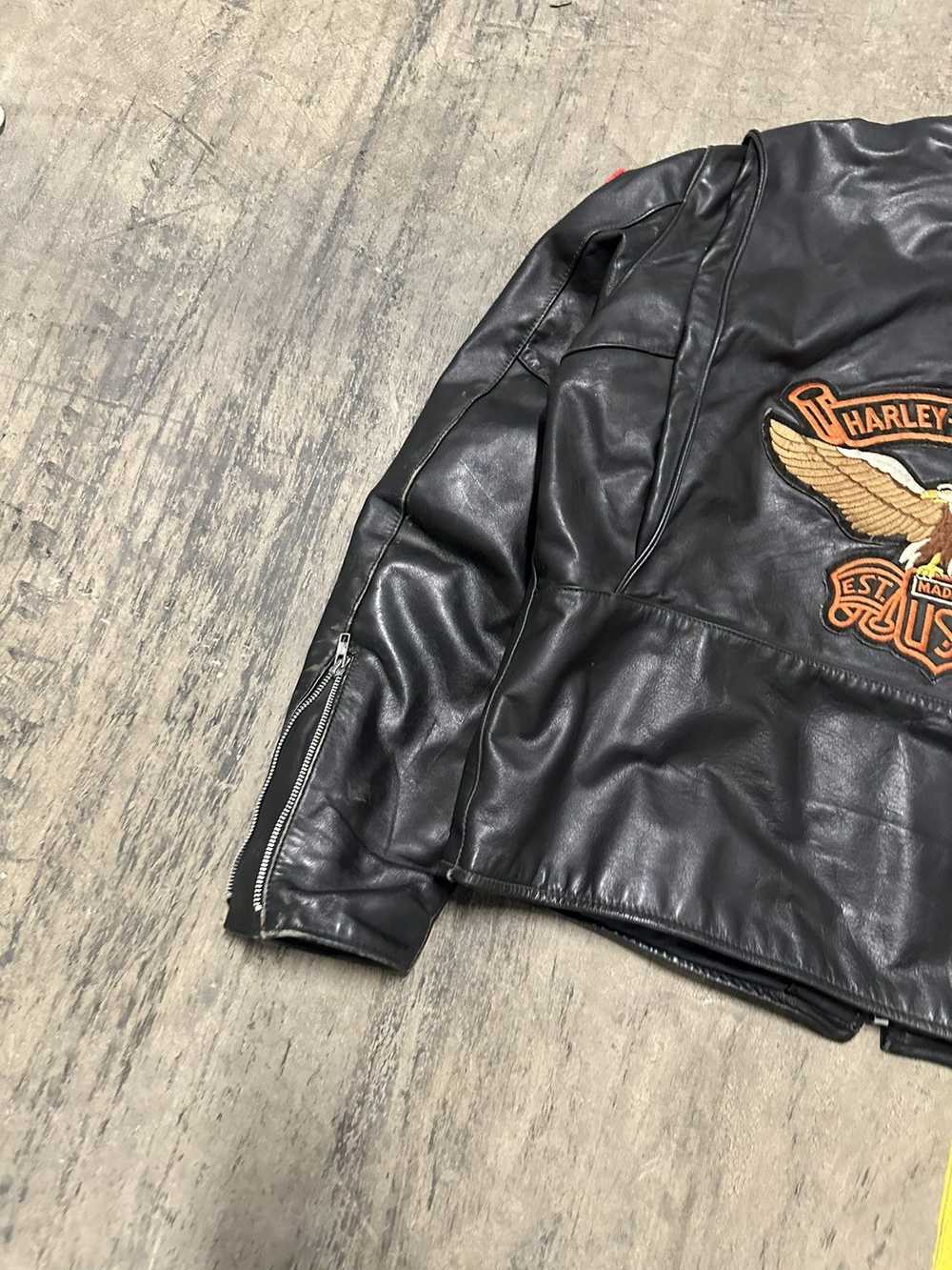 Harley Davidson × Streetwear × Vintage Vintage le… - image 2