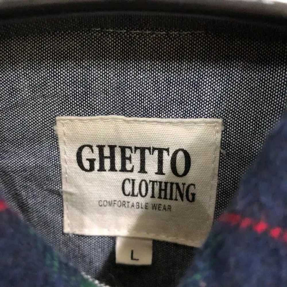 Flannel × Streetwear × Vintage Vintage Ghetto Pla… - image 4