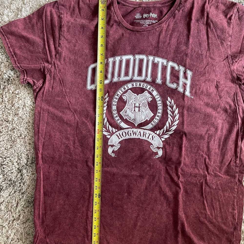 Harry Potter Shirt Men 3XL Adult Red Quiddich Wit… - image 3