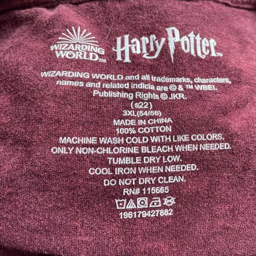 Harry Potter Shirt Men 3XL Adult Red Quiddich Wit… - image 4
