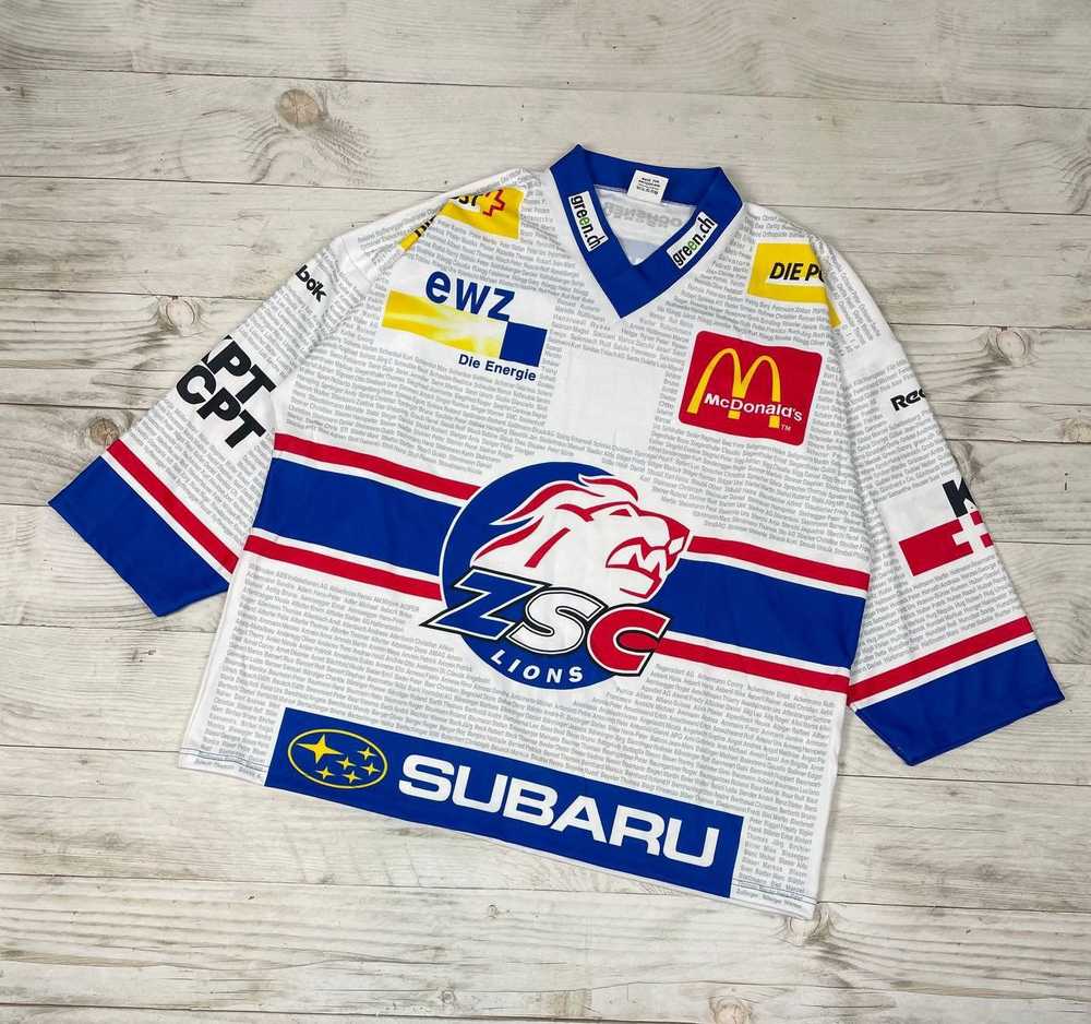 Hockey Jersey × Streetwear × Vintage ZSC LIONS SH… - image 1
