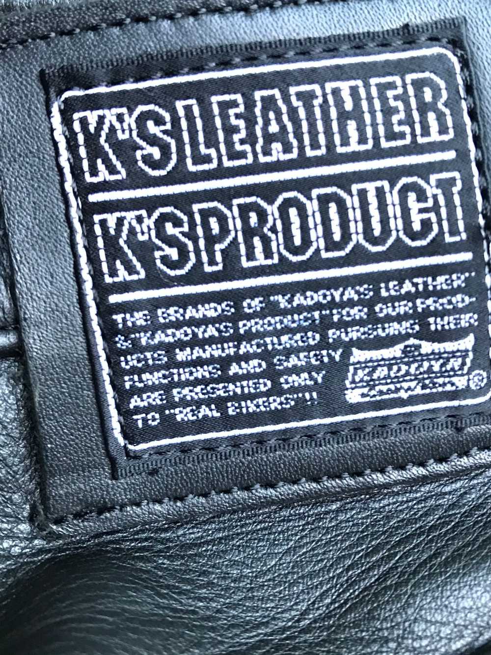 Japanese Brand × Leather Kadoya K’S Leather Leath… - image 6