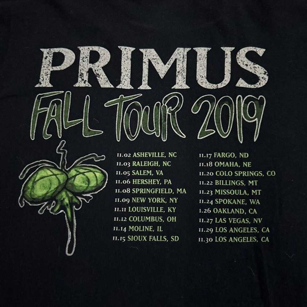 Primus 2019 Fall Tour Black T Shirt Size L Skeete… - image 4