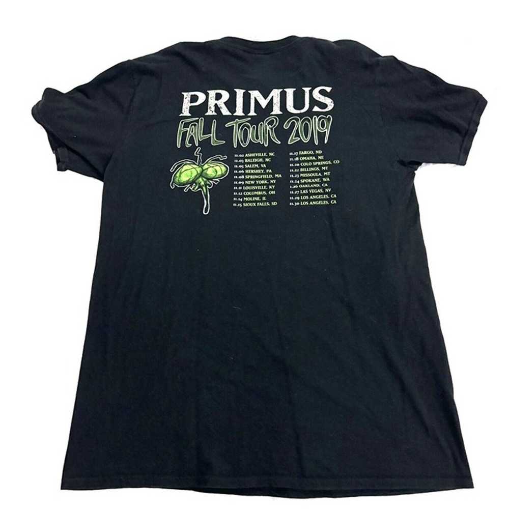 Primus 2019 Fall Tour Black T Shirt Size L Skeete… - image 5
