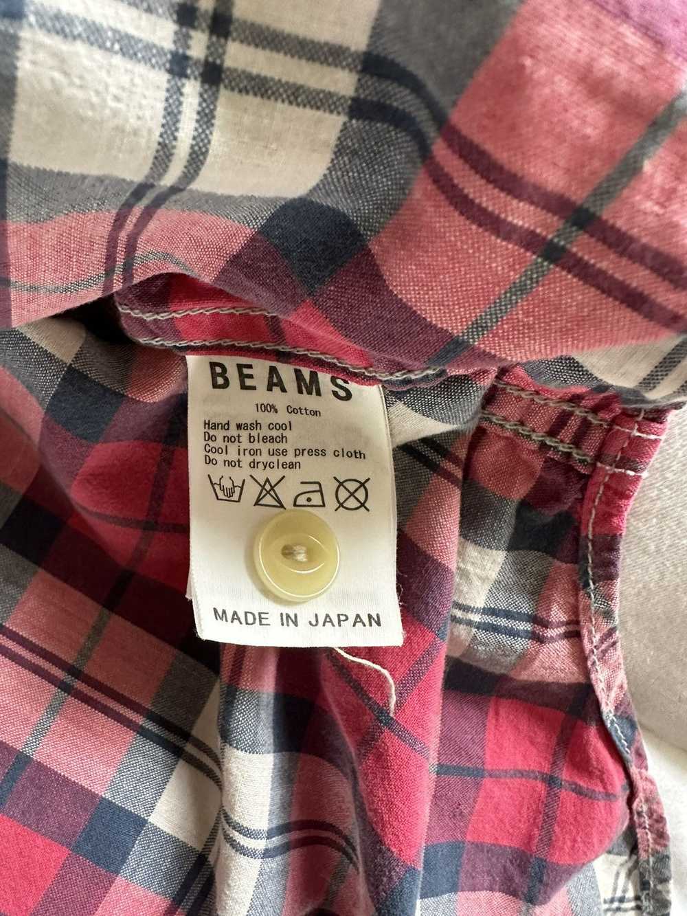 Beams Plus Beams Plus long sleeve plaid shirt - image 4