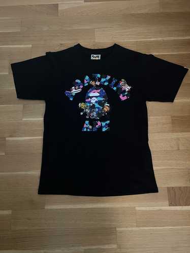 BAPE x Kid Cudi College Moon Man store White T