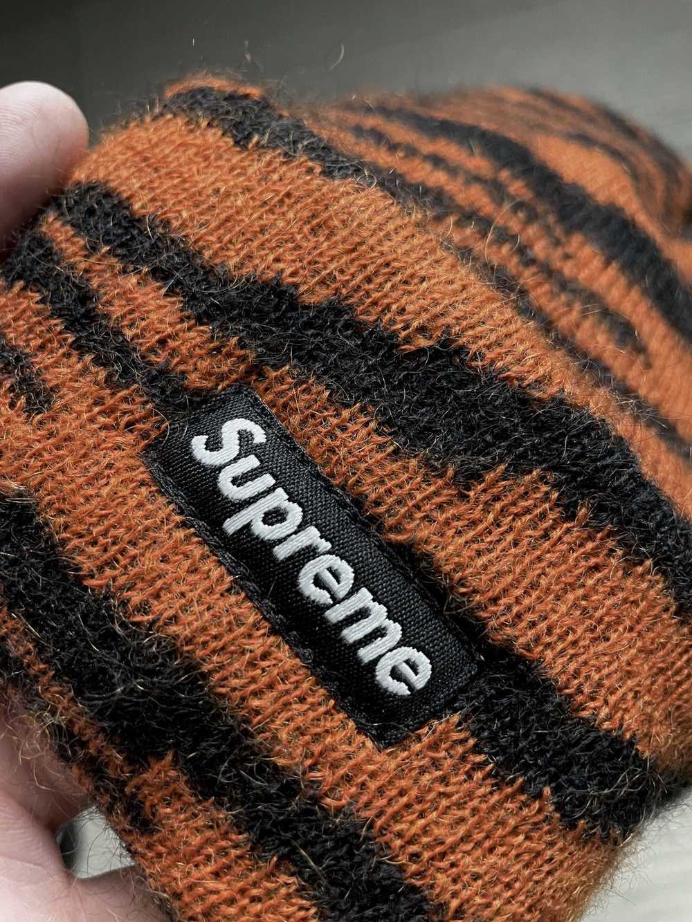 Supreme Supreme Tiger Stripe Mohair Beanie - image 3