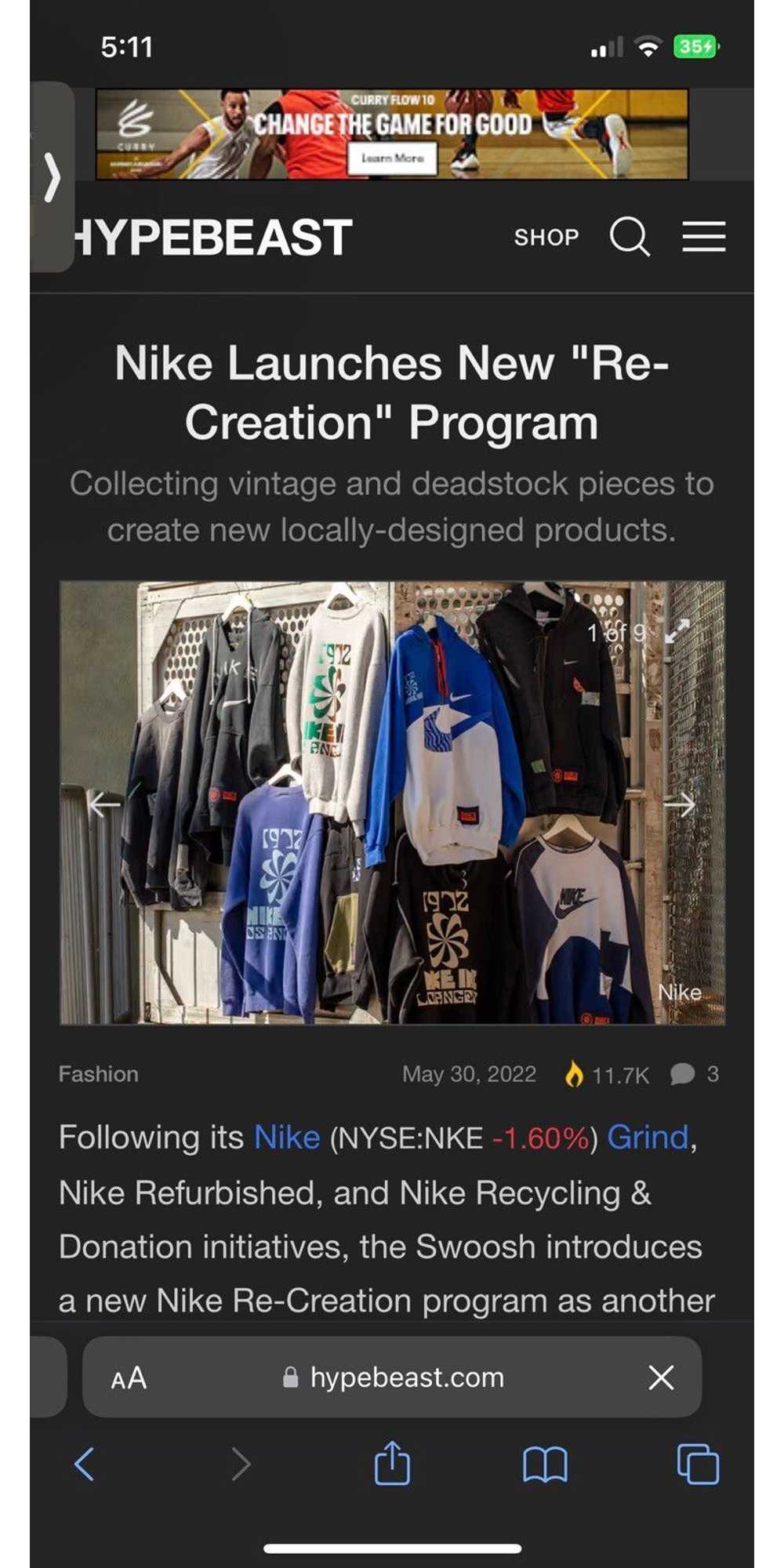 Nike Re-creation program crewneck - image 8