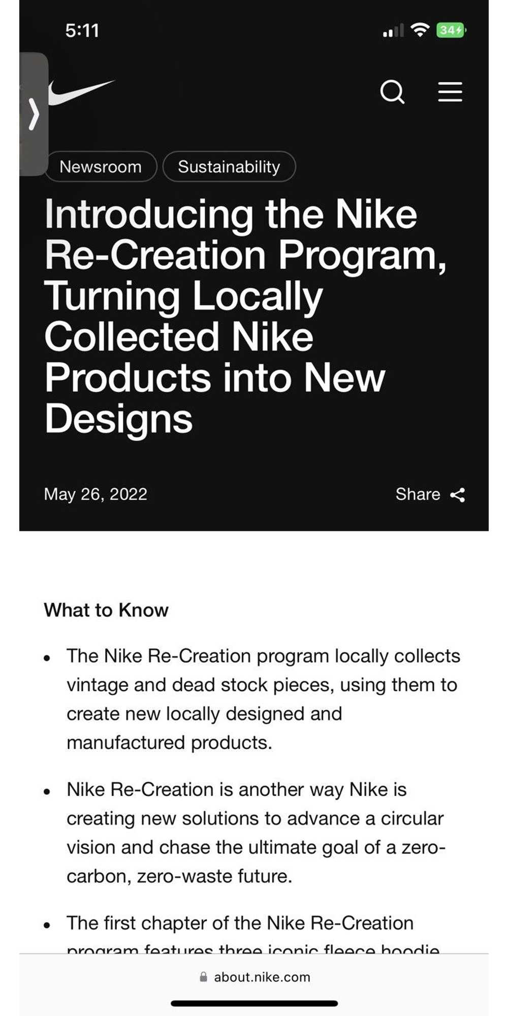 Nike Re-creation program crewneck - image 9