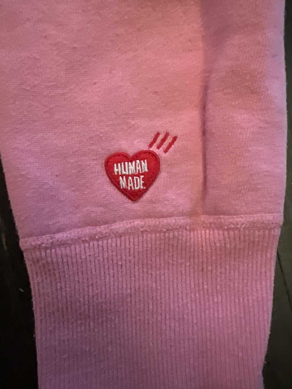 Human Made RARE Made Pink Hoodie - image 3