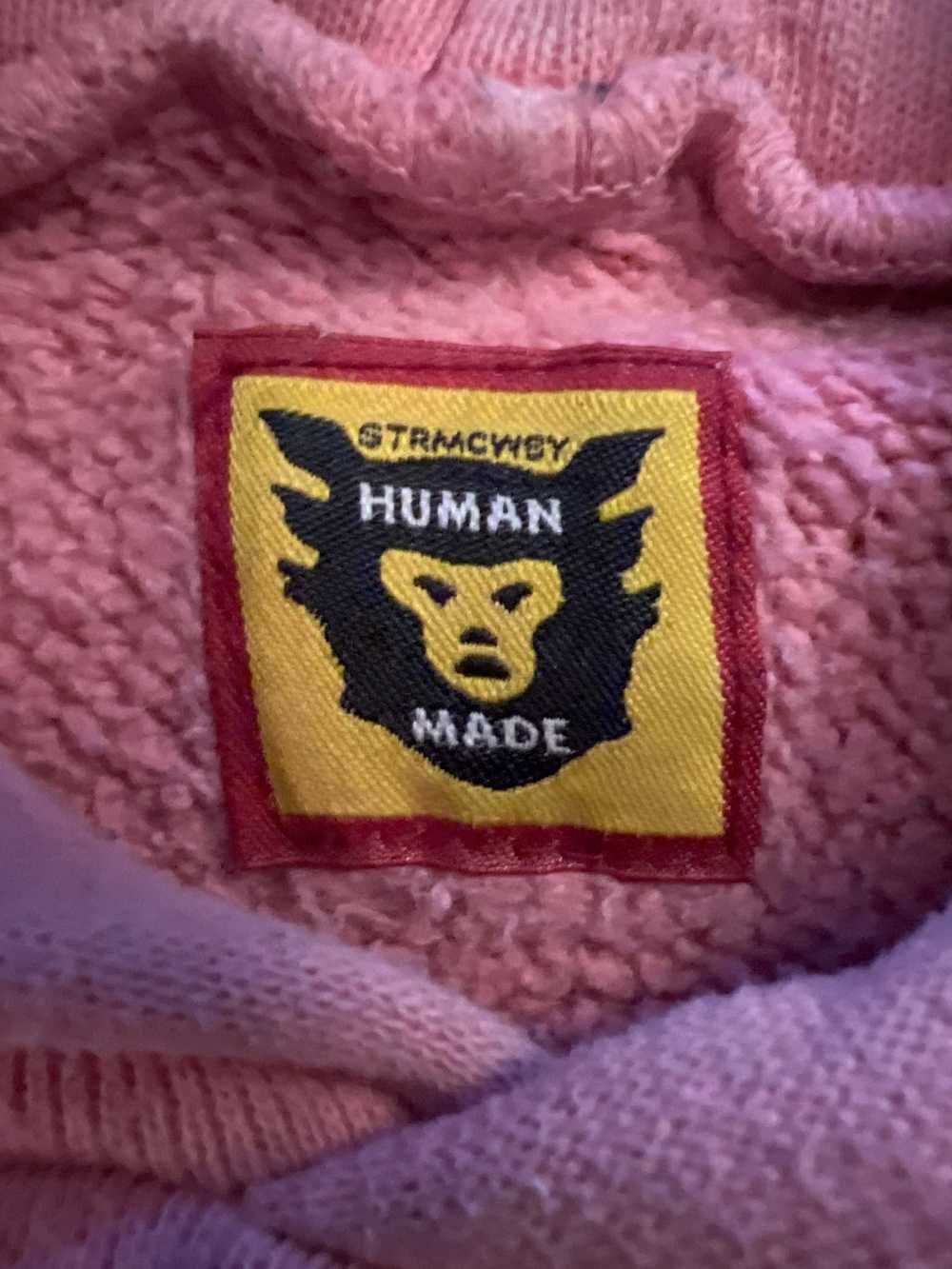 Human Made RARE Made Pink Hoodie - image 4