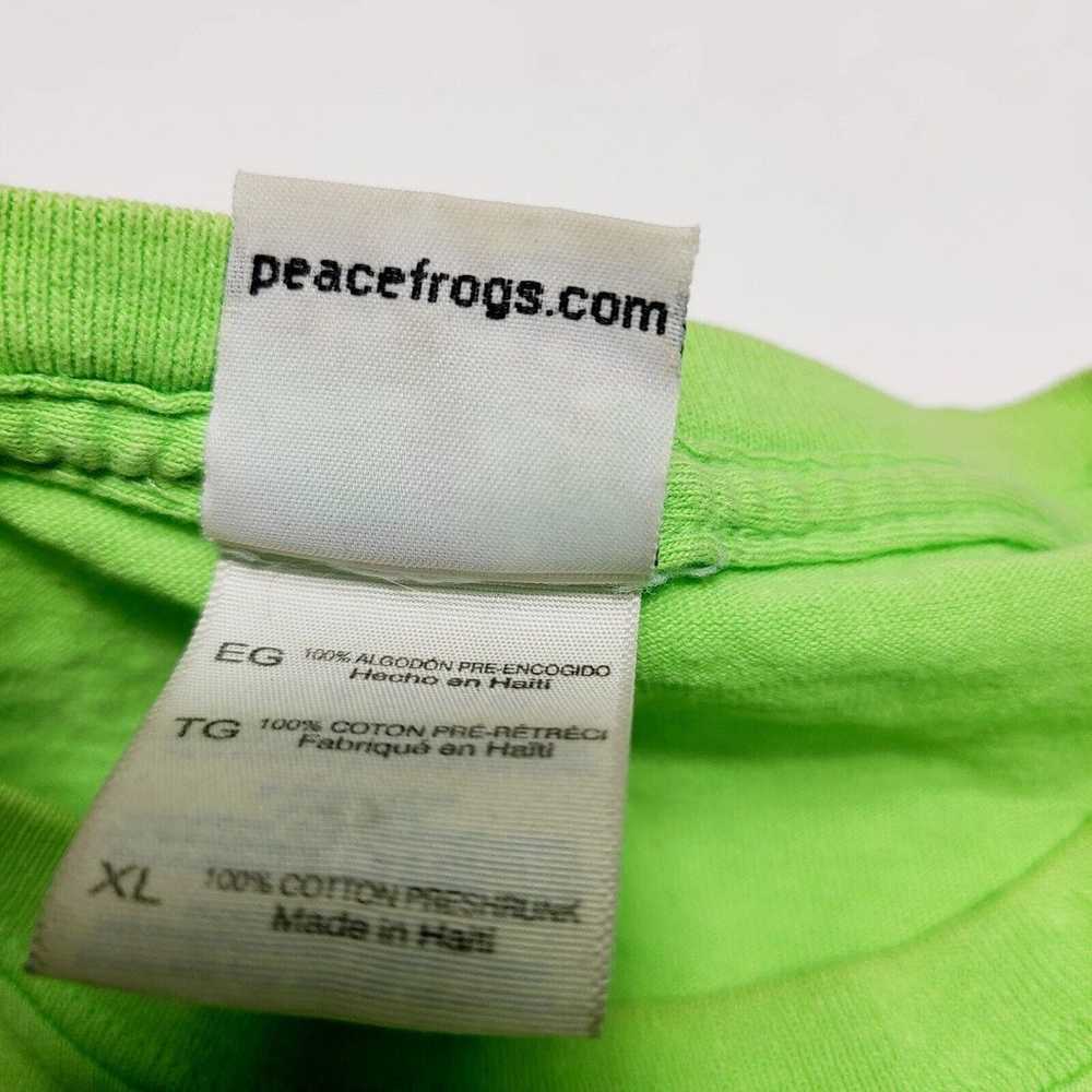 Vintage Peace Frogs Swamp People Gator Graphic T-… - image 5