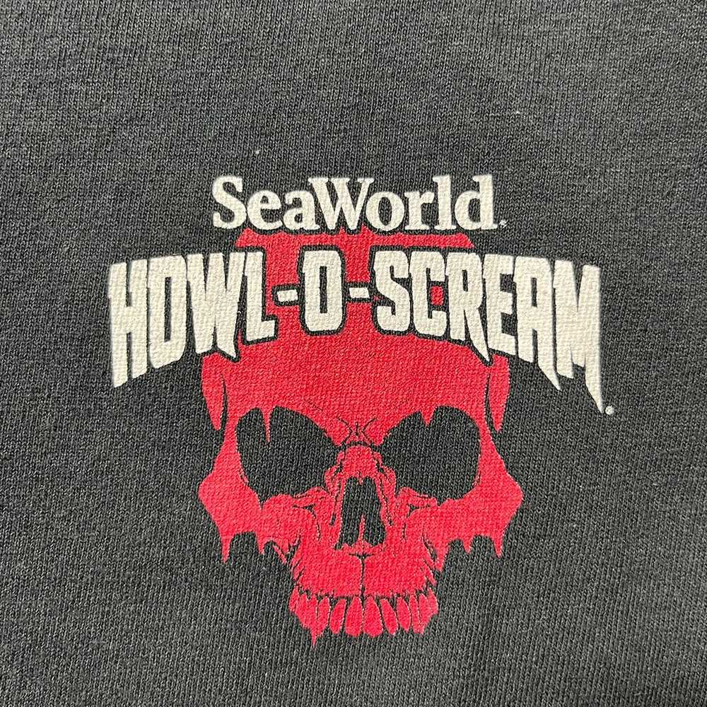 Seaworld Howl-O-Scream inaugural fear 2021 tee - image 3