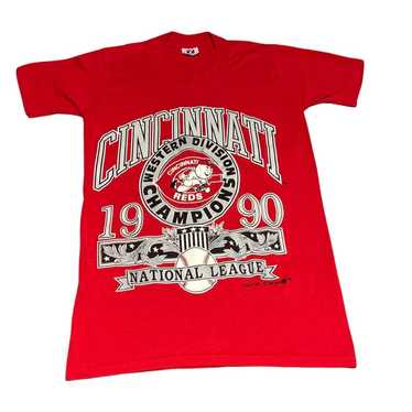 1990 Cincinnati Reds Champ T Shirt - image 1