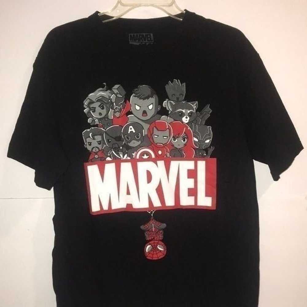 Mens Marvel Cartoon Characters shirt size Large - image 1