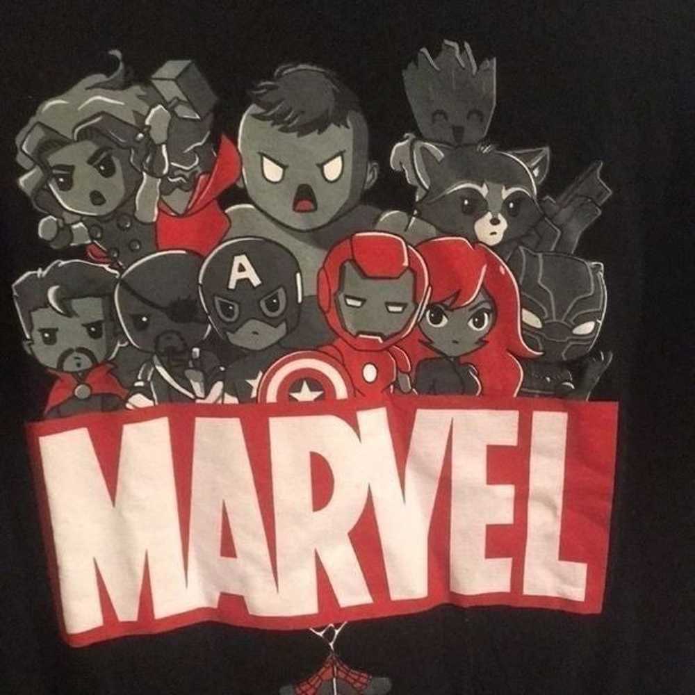 Mens Marvel Cartoon Characters shirt size Large - image 2