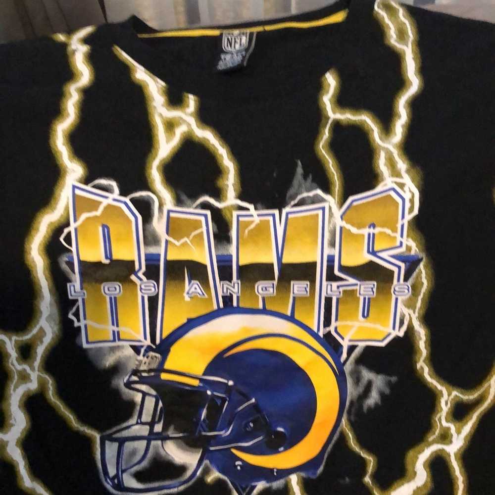 SIZE XL NFL LOS ANGELES RAMS LONG SLEEVE SHIRT - image 2