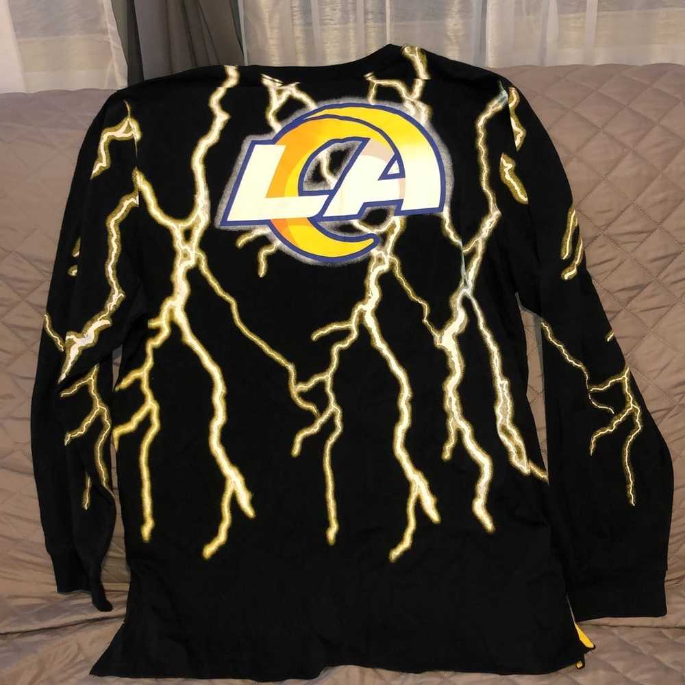 SIZE XL NFL LOS ANGELES RAMS LONG SLEEVE SHIRT - image 4